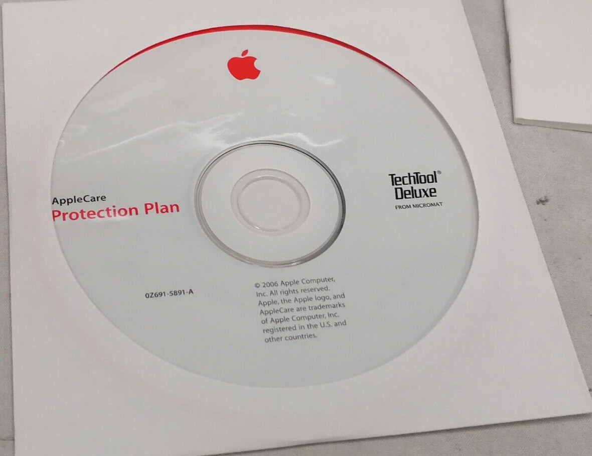 AppleCare Protection Plan Installation Media P/N: MA520LL/A