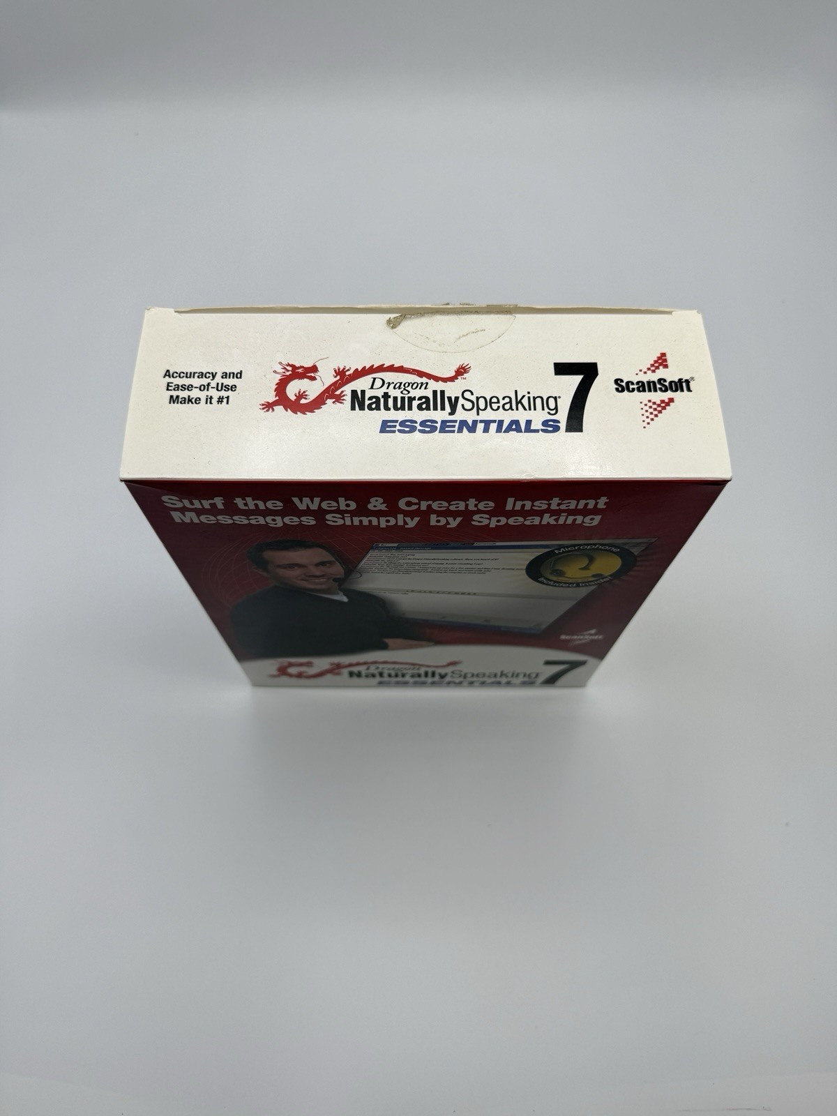 Dragon Naturally Speaking By ScanSoft ~ Pre-Owned ~ Missing Microphone