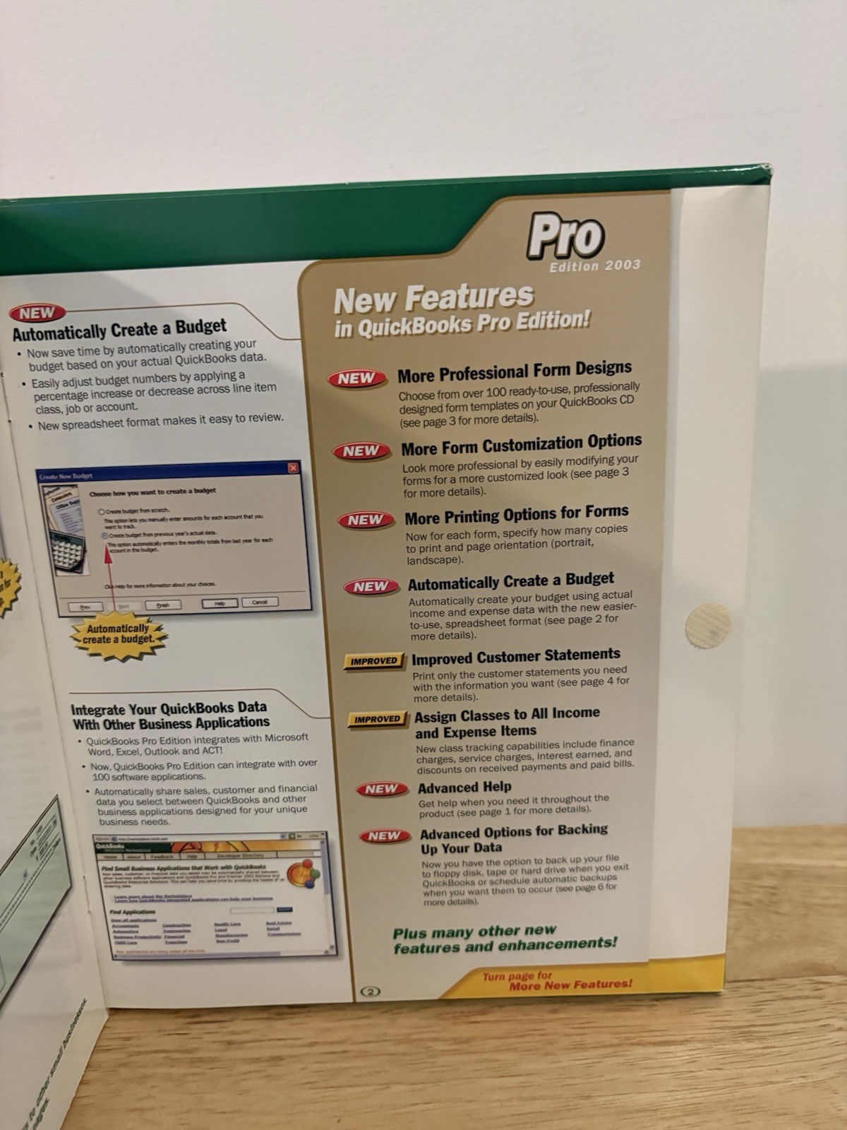 INTUIT QuickBooks Pro 2003 Financial Software Small Business