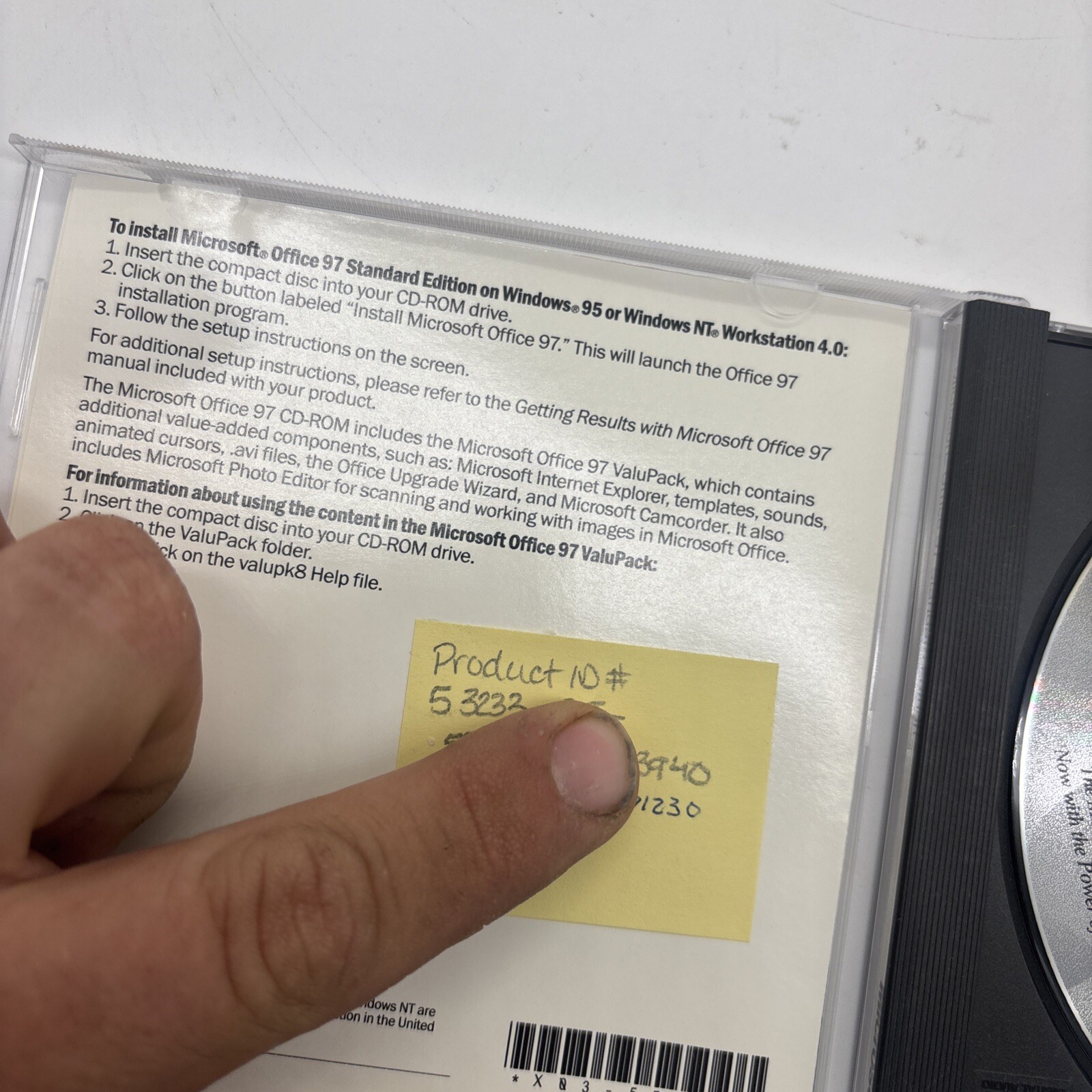 Microsoft Office 97 Standard Edition Upgrade With Product Key