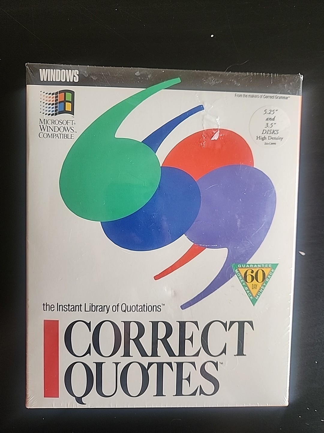 Sealed New Correct Quotes DOS 1991, 3.5” & 5.25″ Floppy disk software wordstar