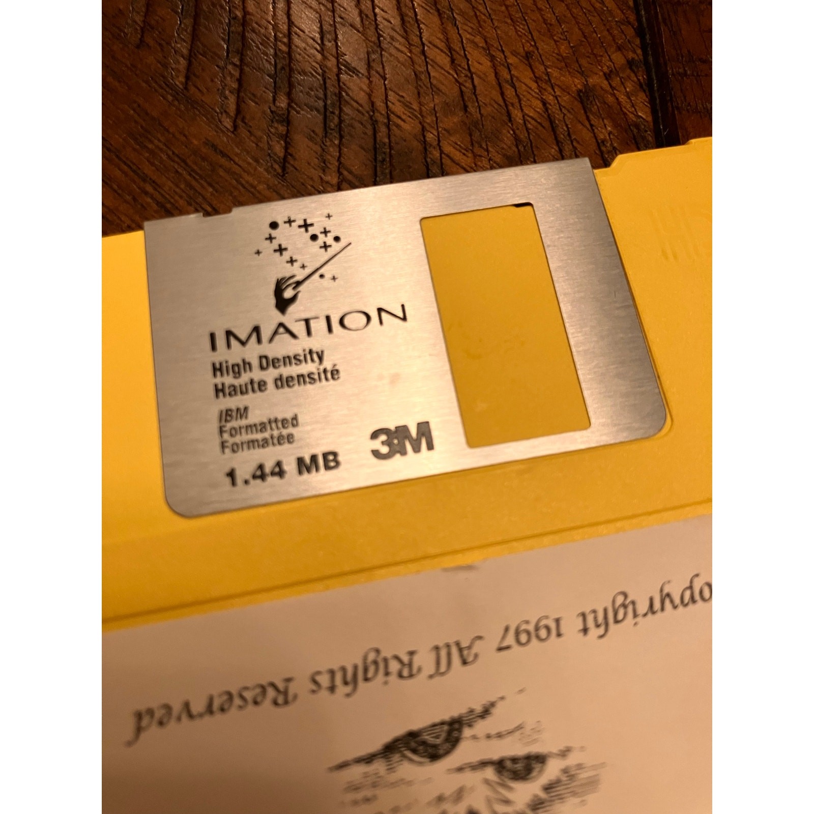 Vintage 1997 Lease Option Forms Yellow 3.5” Floppy Disk PC Software Collectible