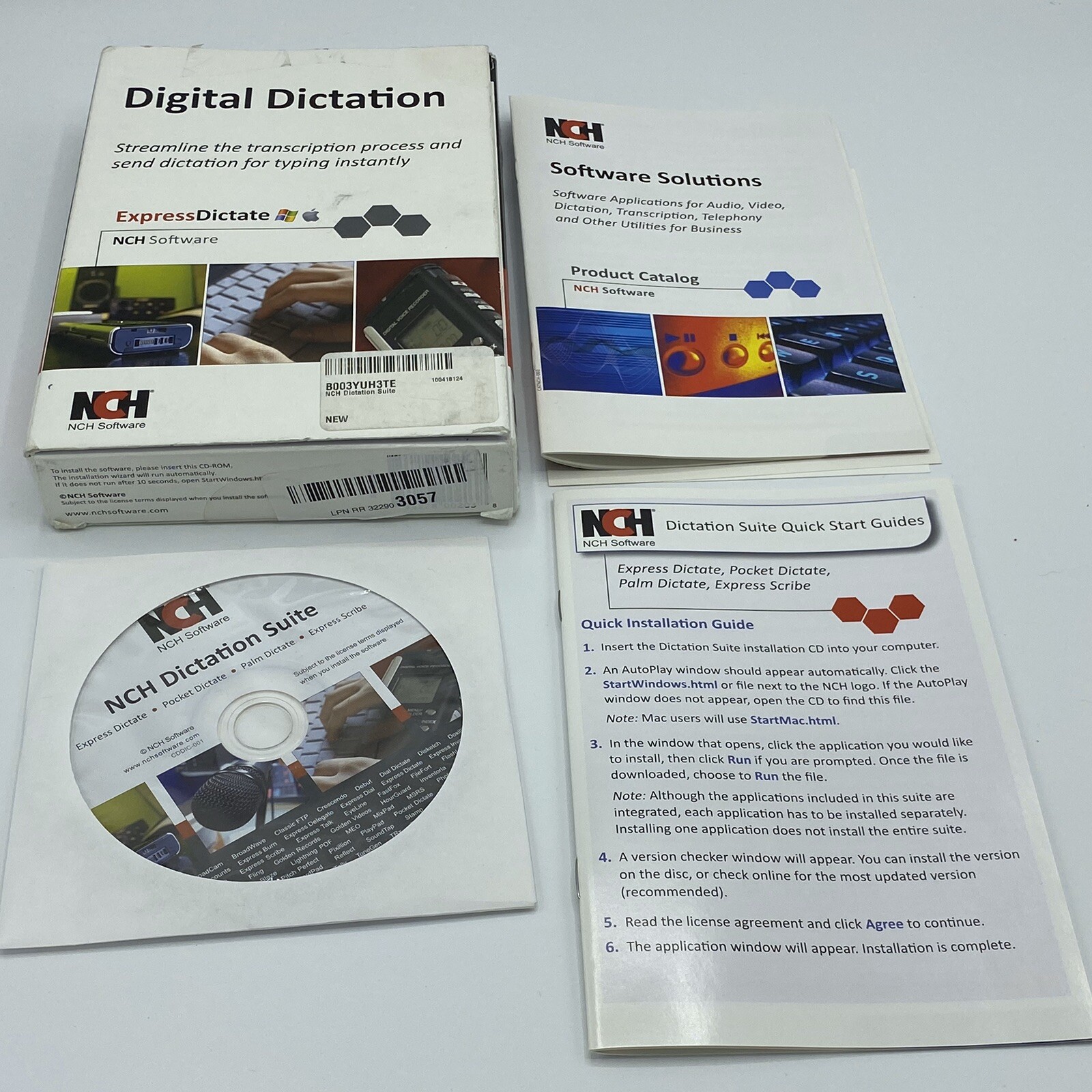 NCH Software Digital Dictation Express Dictate RET-DIC001