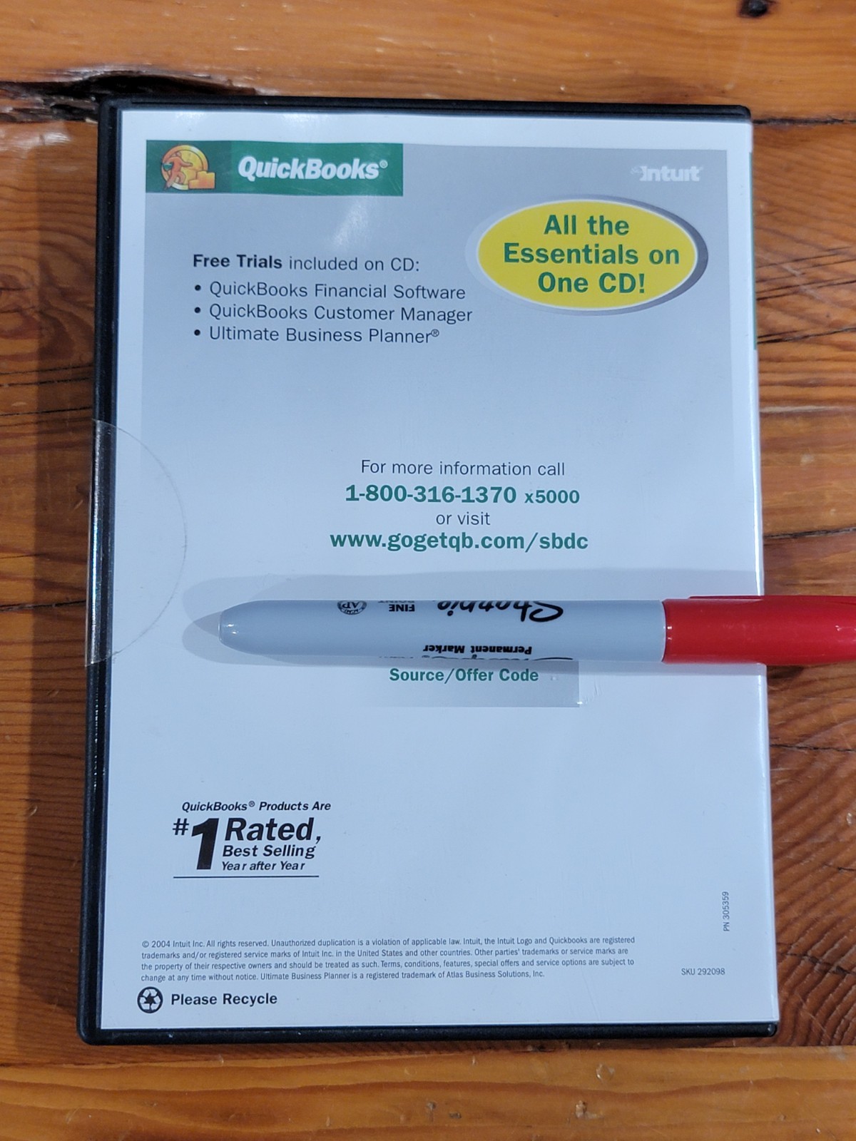 Intuit – QuickBooks – New Business Starter Kit Software – Tutorial – SEALED