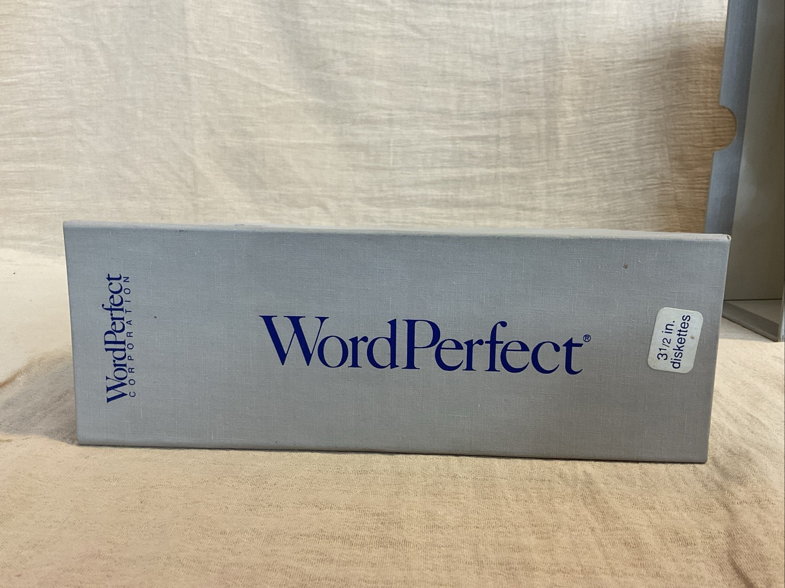 WordPerfect for DOS 5.1 Manual 3-Ring Binder 1989 Box Slip Case IBM PC