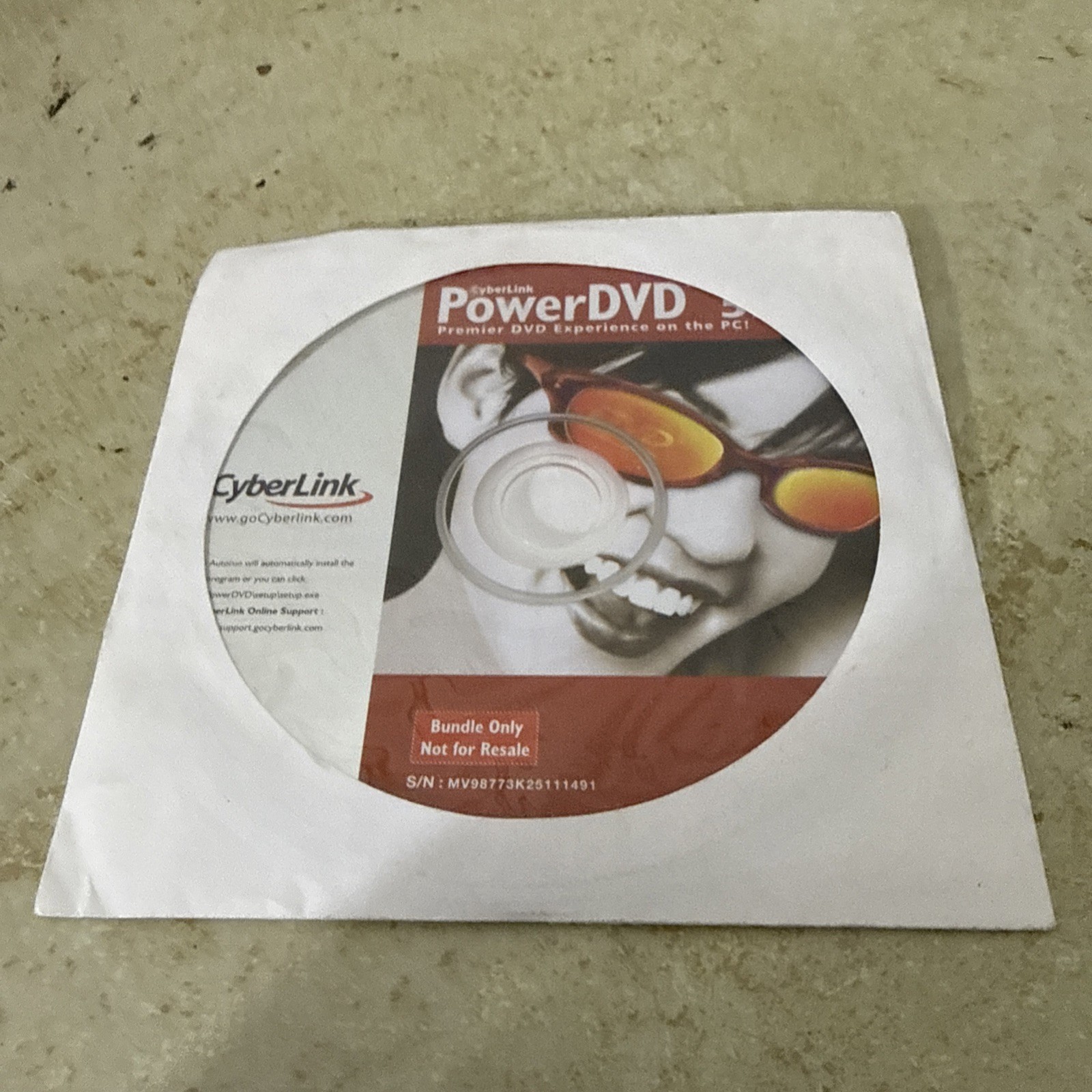 Cyberlink PowerDVD 5 Win 95/NT W/ Serial/Key