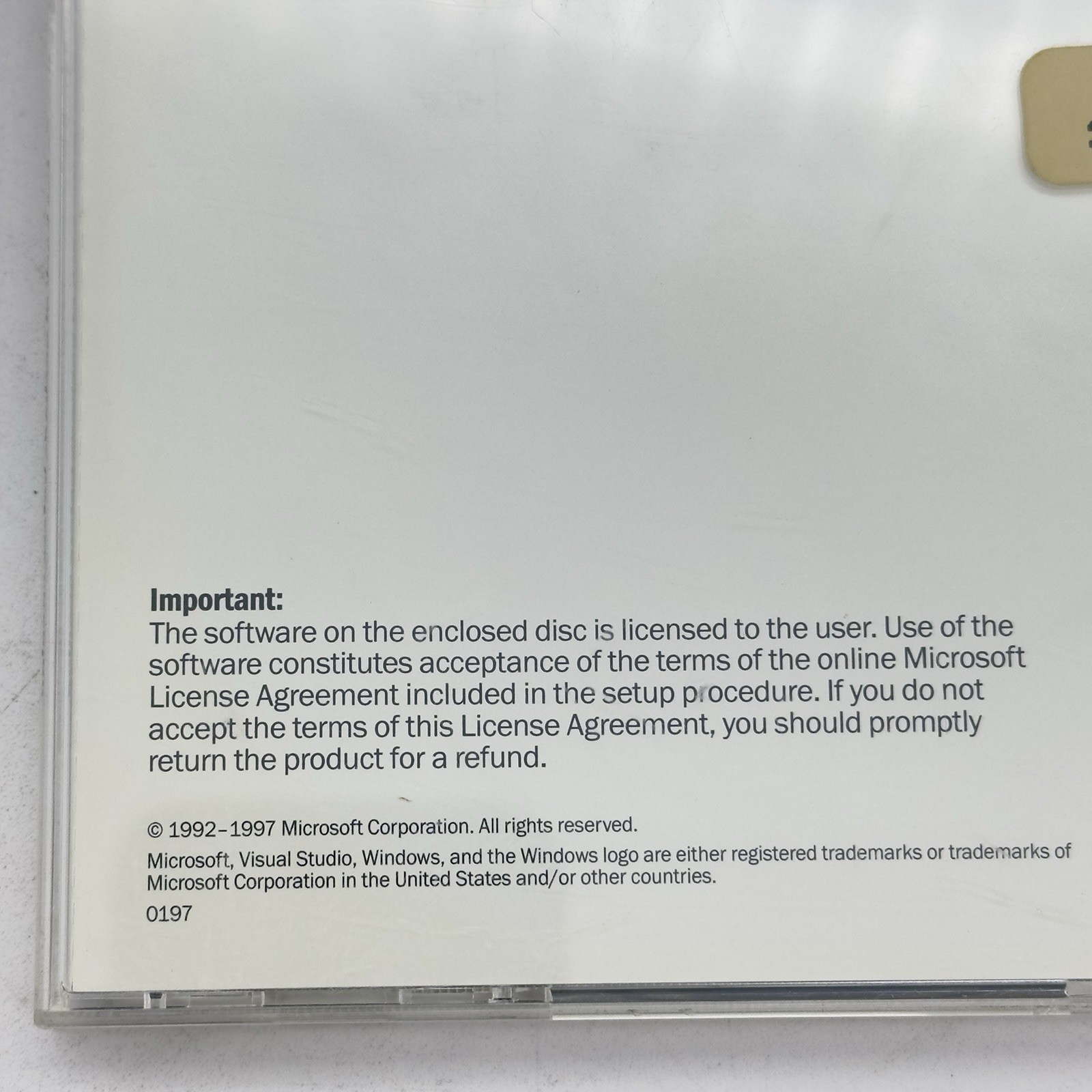 Microsoft Developer Network Library Visual Studio 97 Special Edition SHIPS FREE