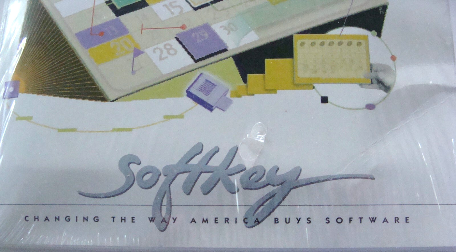 NEW SEALED (SoftKey) Software Key Calendar Plus IBM PC