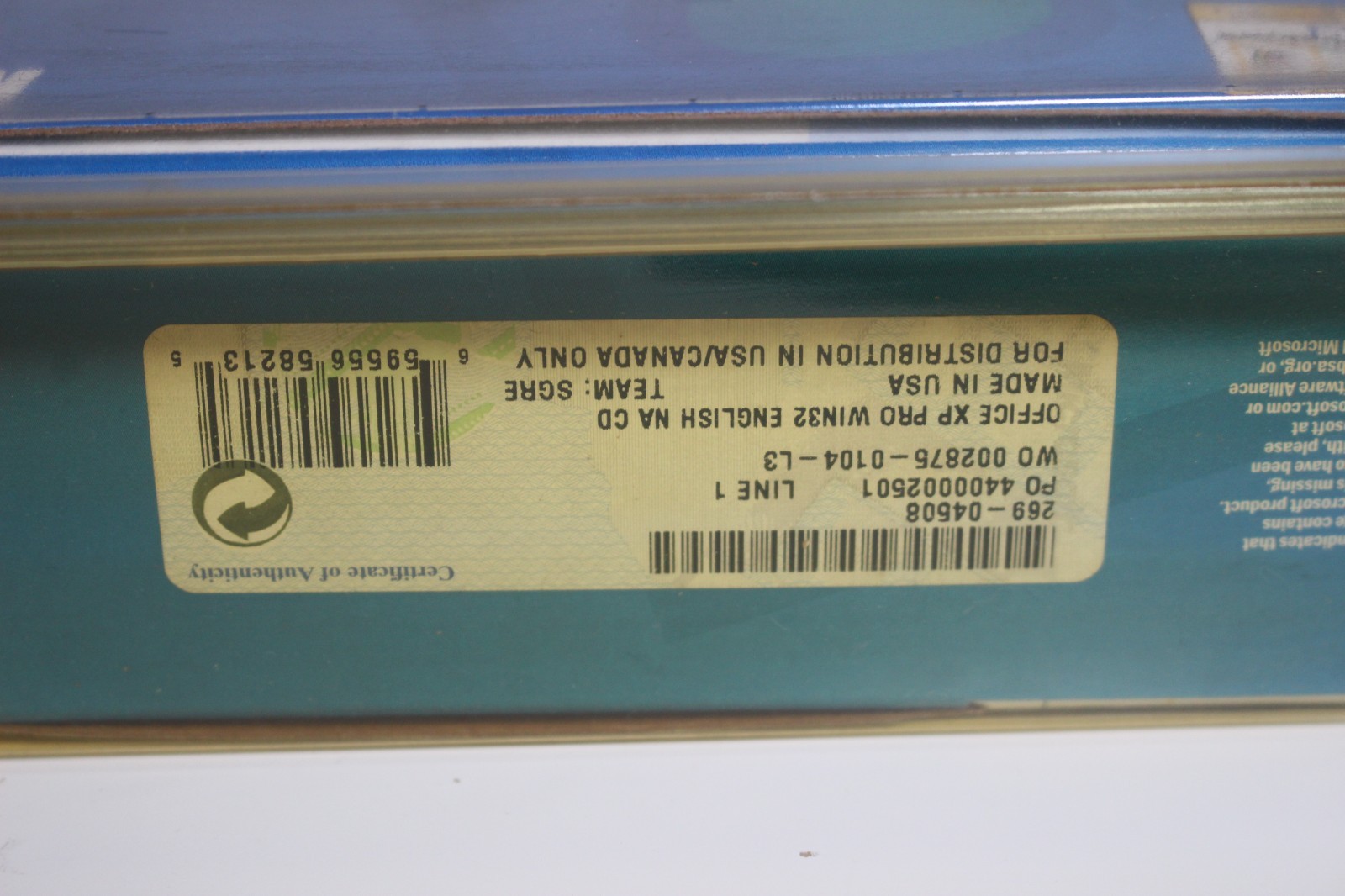 Microsoft Office XP Professional 2002 CD NEW Sealed Retail Full Vers. Word Excel