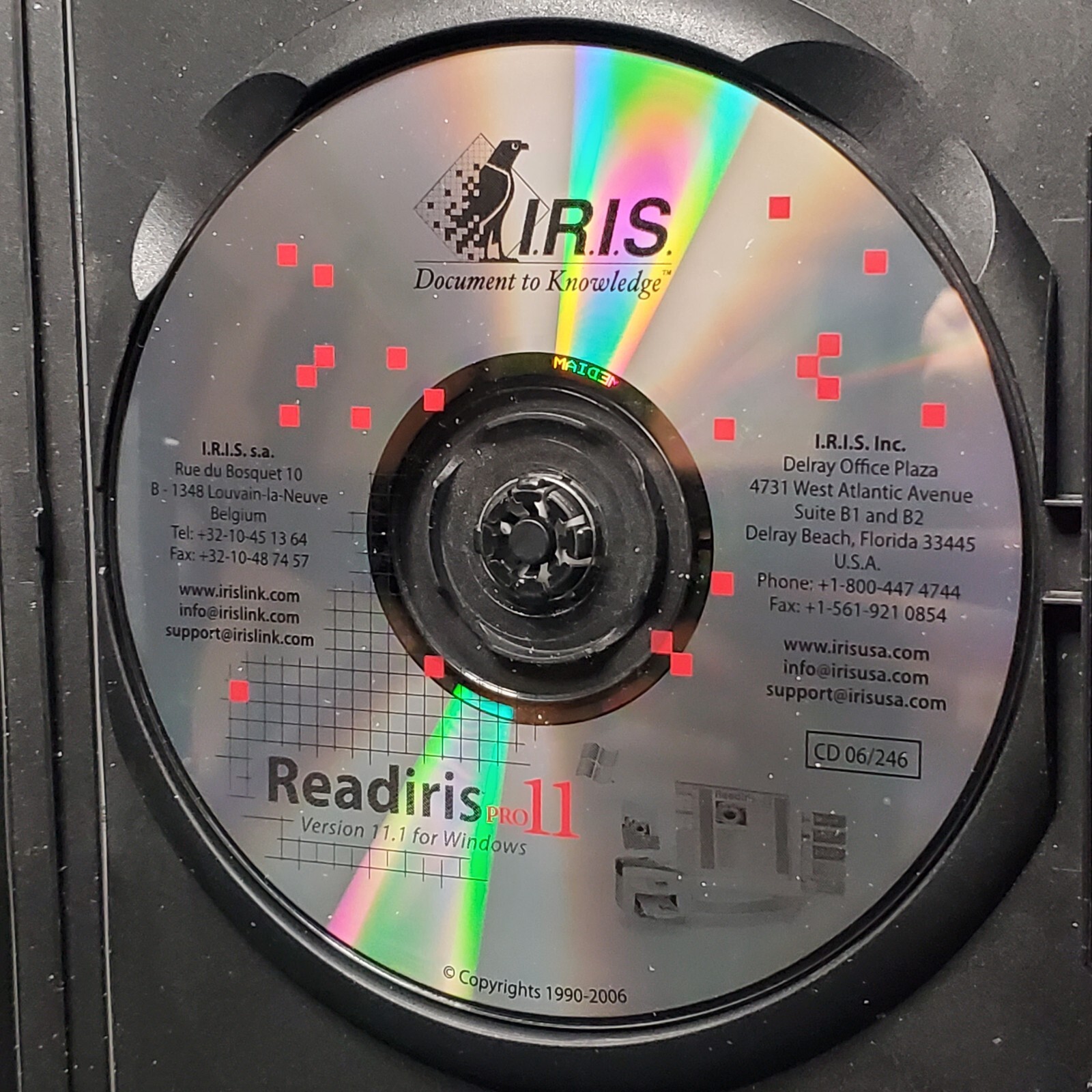 2006 Readiris Pro 11 Version 11.1 For Windows Word PDF Excel Email And Many More