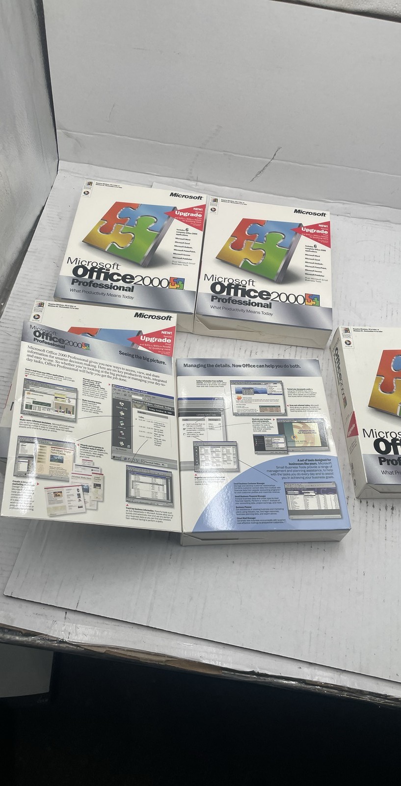 Microsoft Office 2000 Professional Upgrade CD-ROM Win32 Lot Of 5