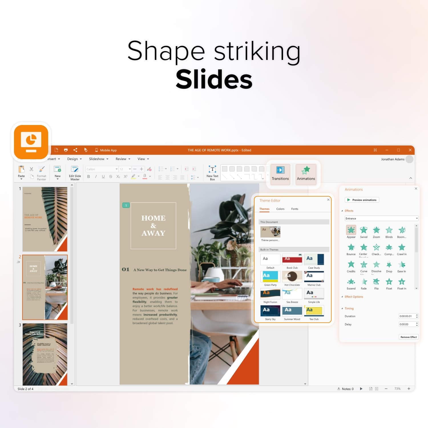 MobiOffice 4-in-1 Productivity Suite for Windows | License | Includes Word Pr…