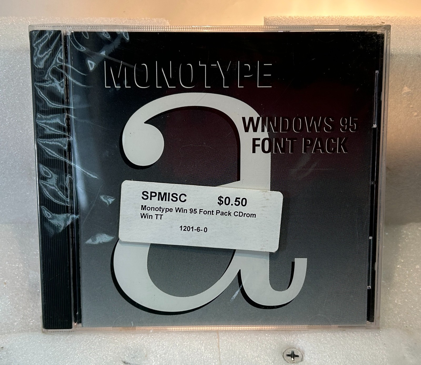 SEALED VINTAGE Windows 95 Monotype Font Pack (PC) NEW, VERY RARE