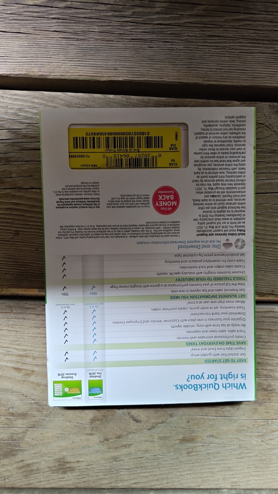 Intuit QuickBooks Desktop Pro 2018 Small Business Accounting