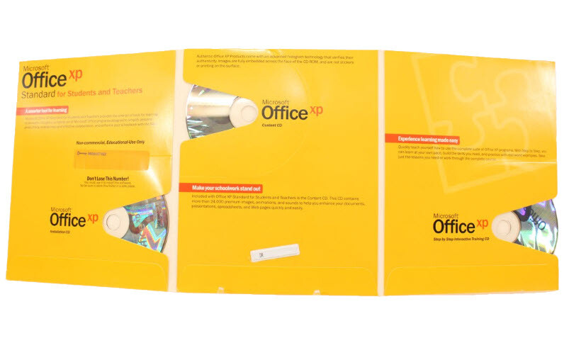 Microsoft Office XP Standard for Students and Teachers v2002 for Windows w/Key