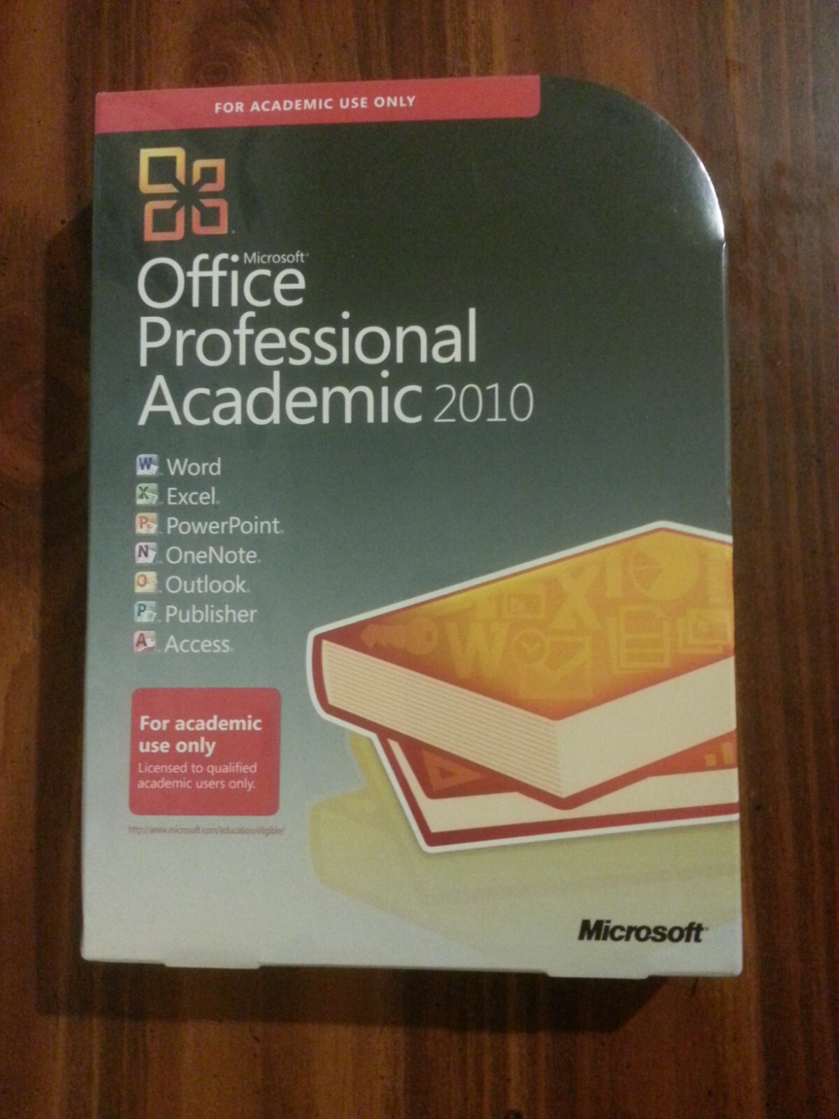 NEW SEALED Microsoft Office 2010 Professional ACADEMIC for 2 PCs Retail