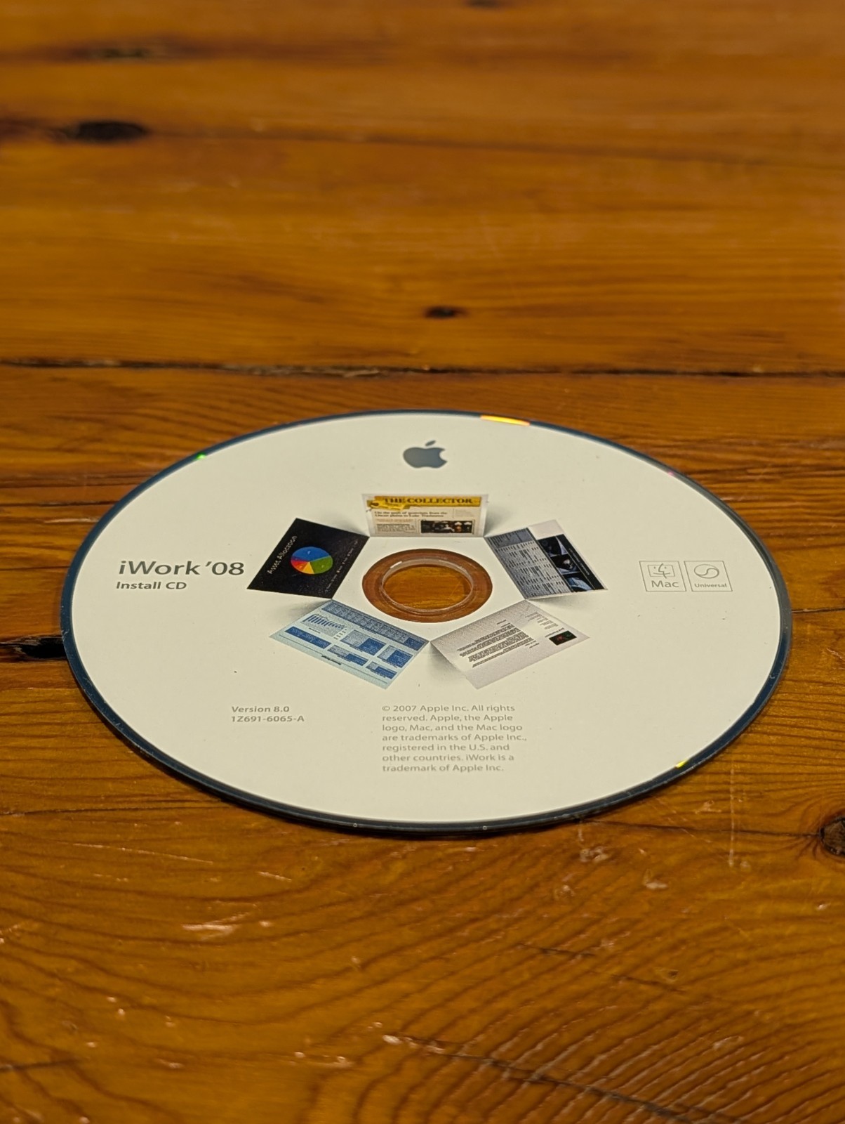 Apple iWork ’08 Install CD | Version 8.0
