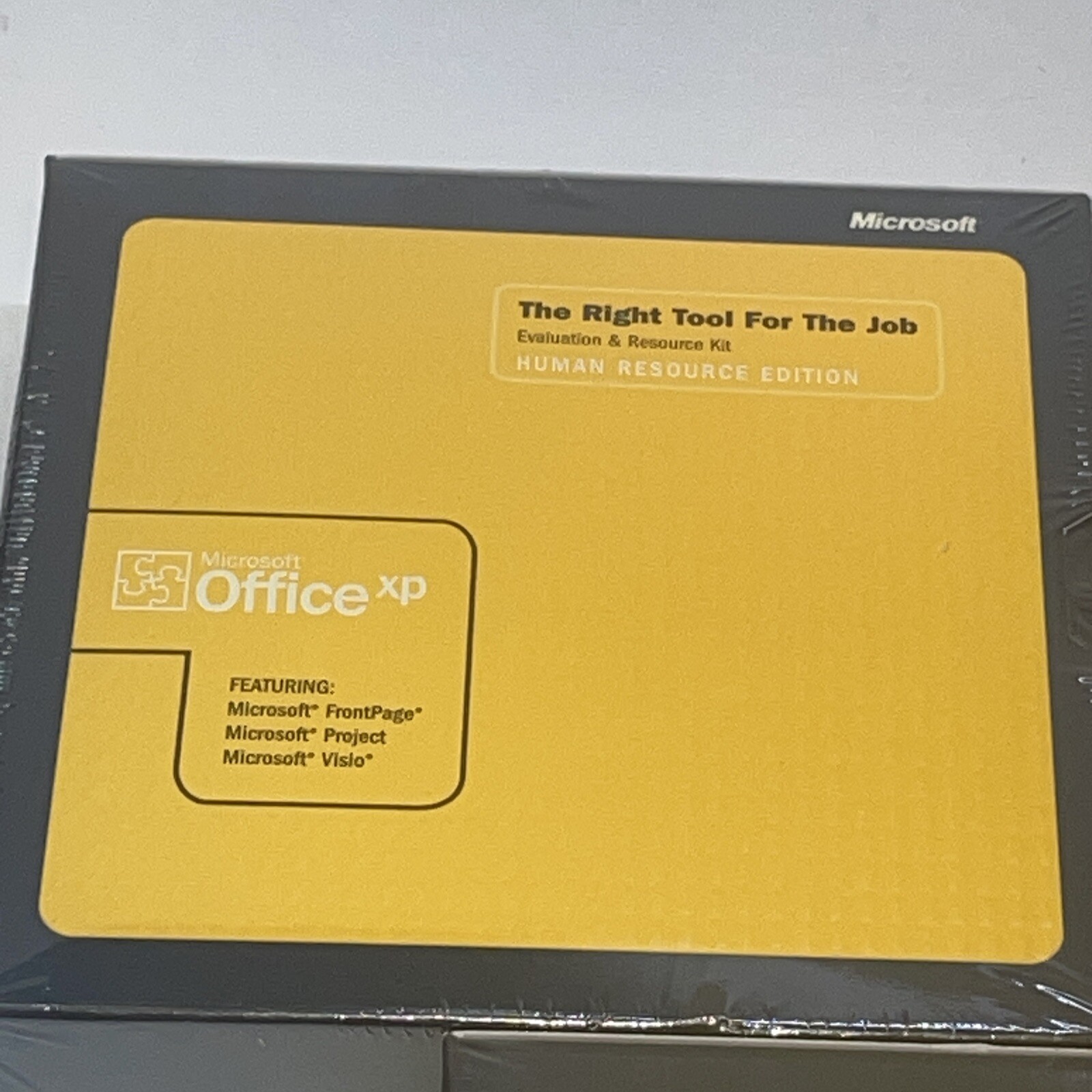 Microsoft Office XP Evaluation & Resource Kit FrontPage Project Visio 2003 3 Lot