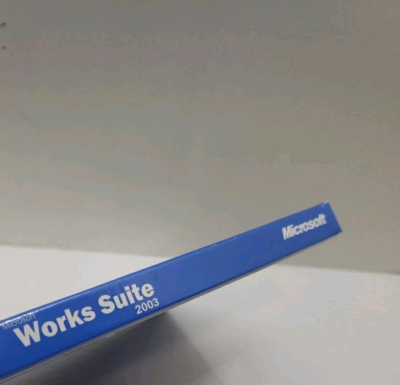 Microsoft Works Suite 2003 – Comes With Product Key New Sealed – Quick Shipping
