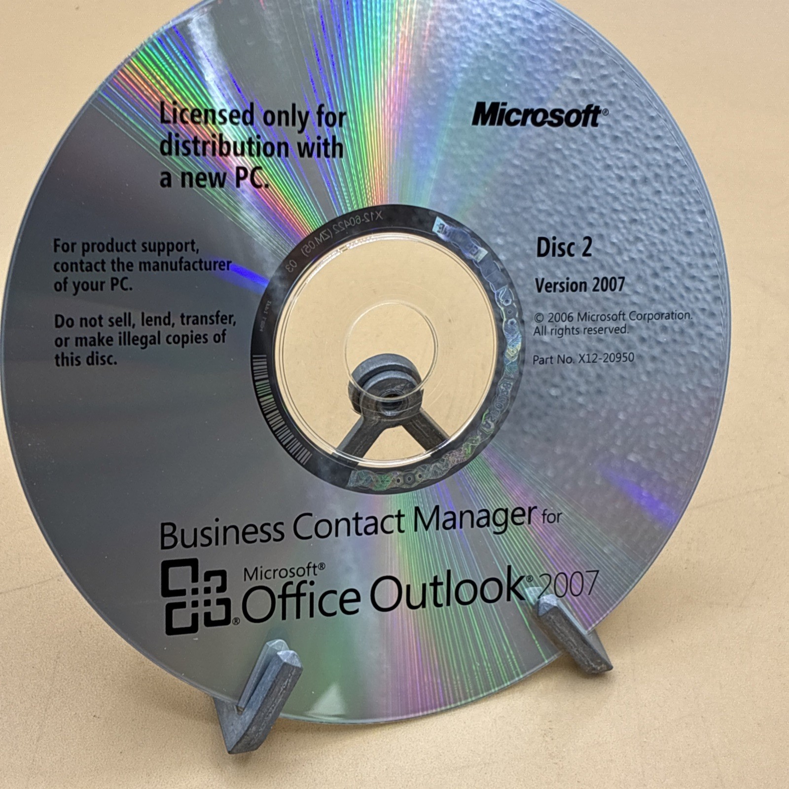 Microsoft Office Small Business Office Outlook 2007 W/ Business Contact Manager