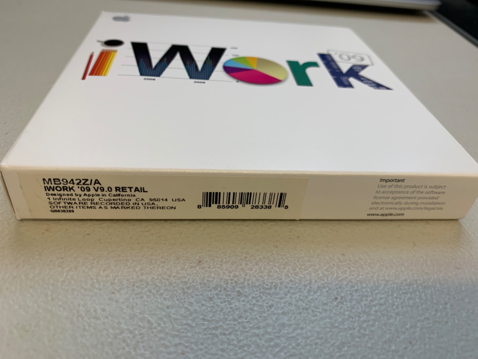 Apple iWork ’09 (Retail) V9.0 – Full Version for Mac MB942Z/A
