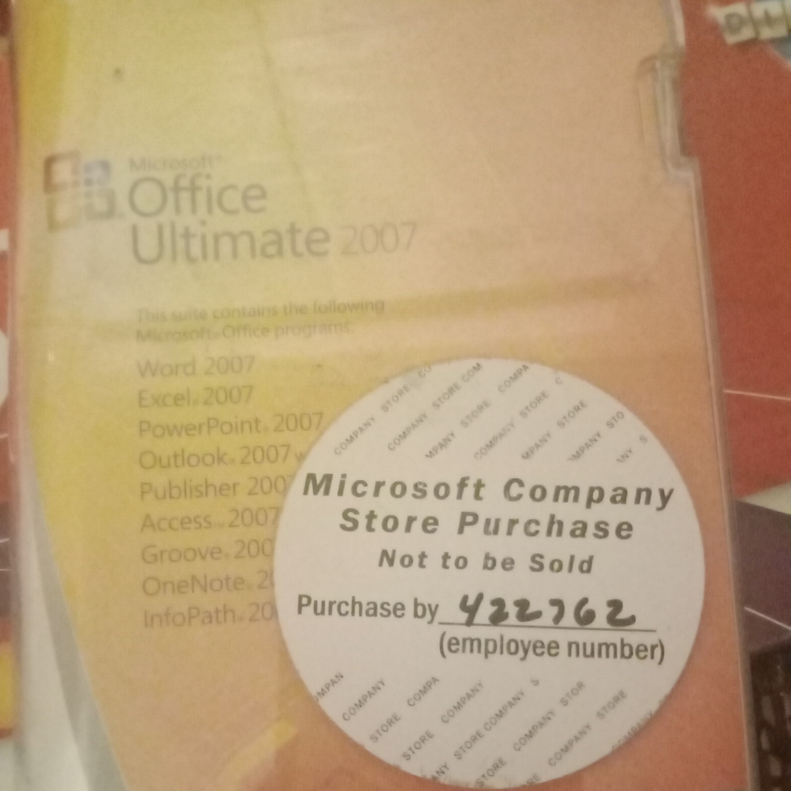 Microsoft Office Ultimate 2007 (PC Full Version) Opened