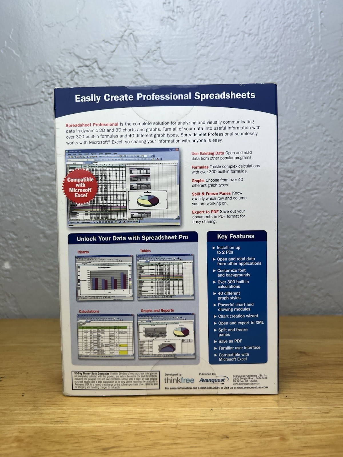 MYSOFTWARE SPREADSHEET Professional Charts and Tables Thinkfree Export PDF