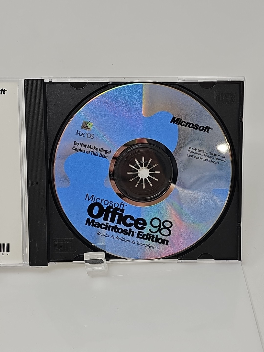 Microsoft Office 98 Macintosh Edition Clean But Untested