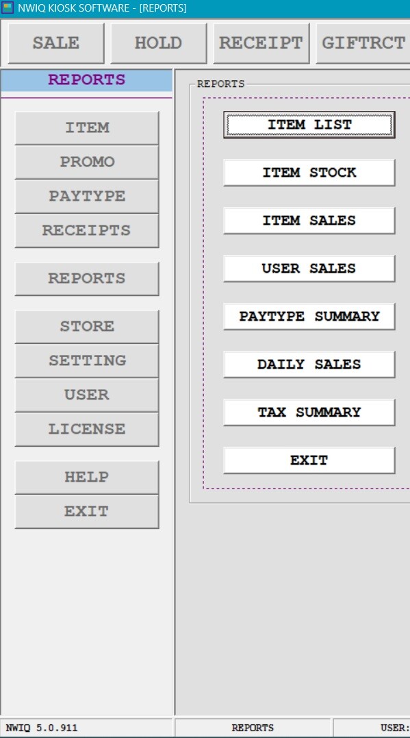 NWIQ Point Of Sale Software – Booth Inventory Billing