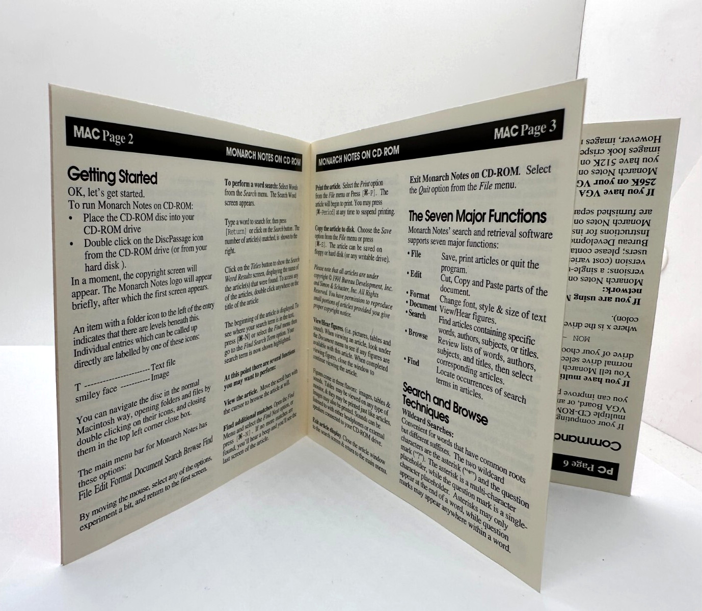 Monarch Notes on CD-Rom PC & MAC Computer Software Program – 1991