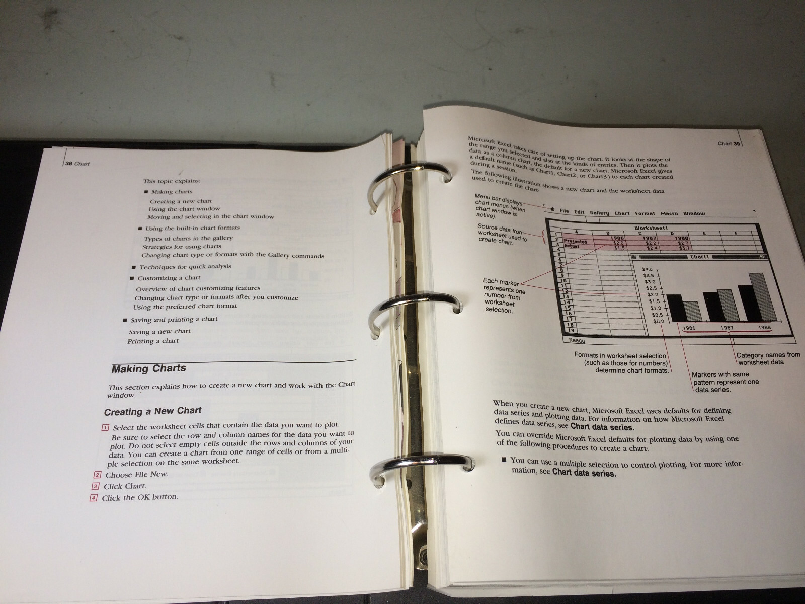 Microsoft Excel 2.2 Mcintosh Edition Manual (702 pages)