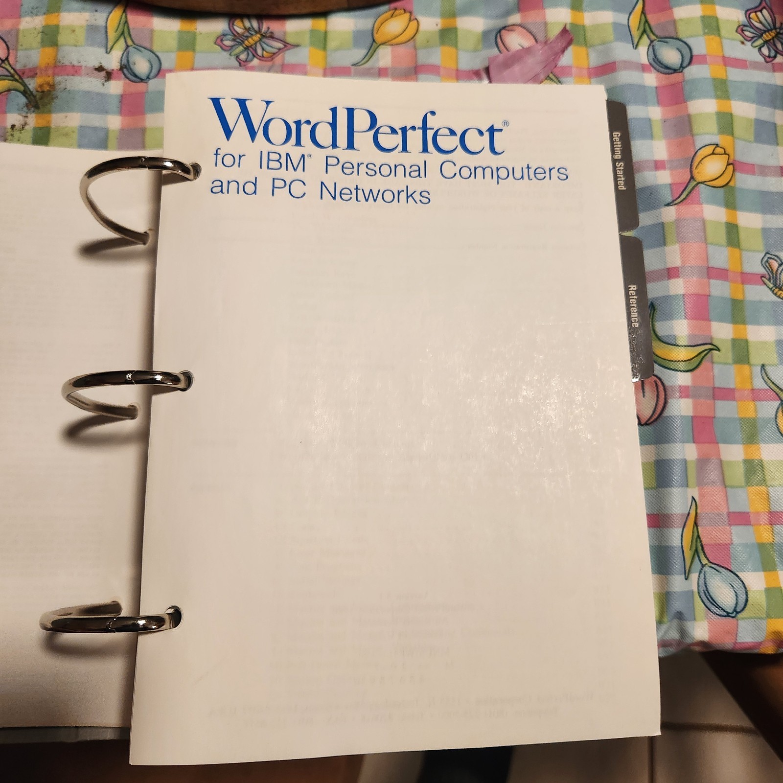 WordPerfect 5.1 Manual 3-Ring Binder 1990 Box Slip Case IBM PC