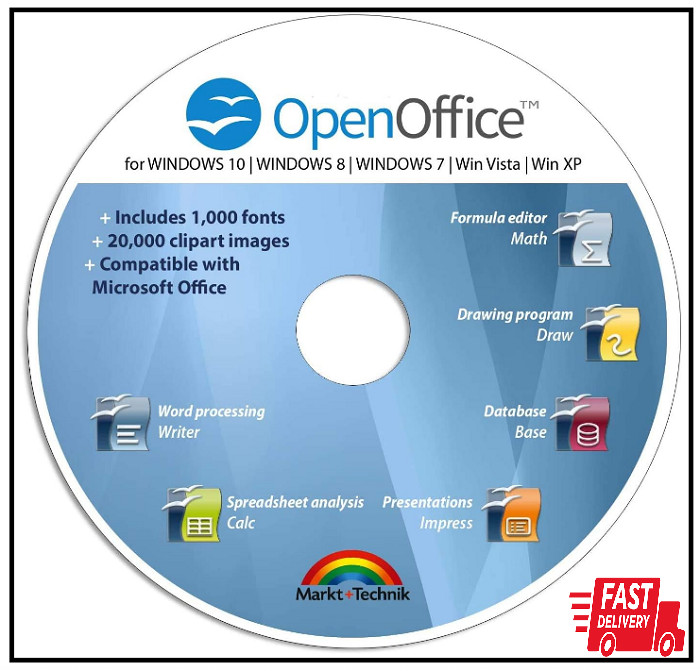Office Suite 2024 Edition CD DVD 100% compatible with Microsoft® Word® and Excel