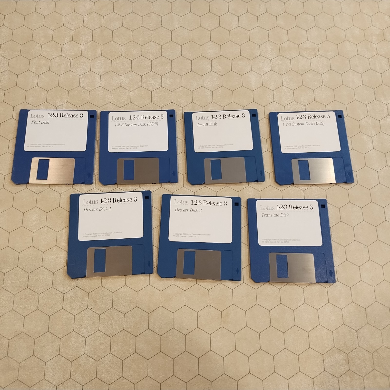 Lotus 1-2-3 Version 3.0, 3.5″ disks, original box/manuals, spreadsheet, 1989!