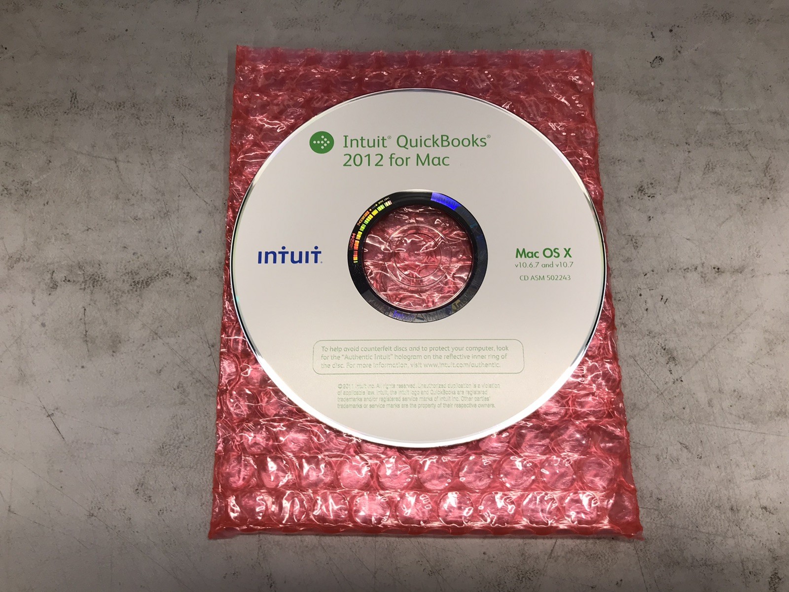 Intuit QuickBooks Mac 2012 Retail CD – Tested and Working