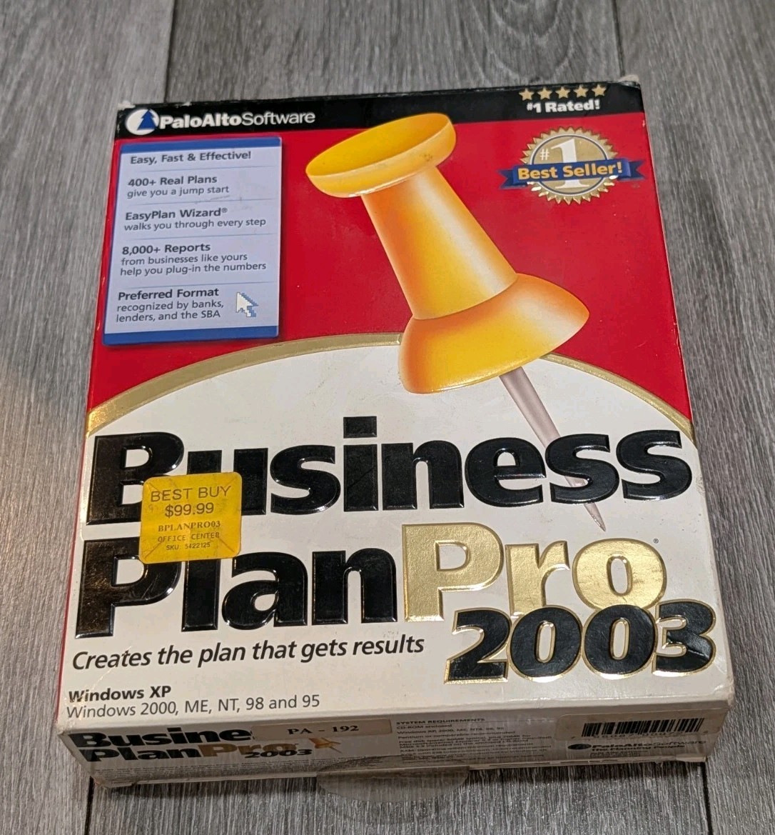 Business Plan Pro 2003 (Sold As Is)