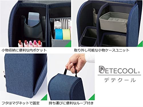 Pen Case Raymay Fujii Pencil Case Large Capacity Detecool Combo Pen Stand Black
