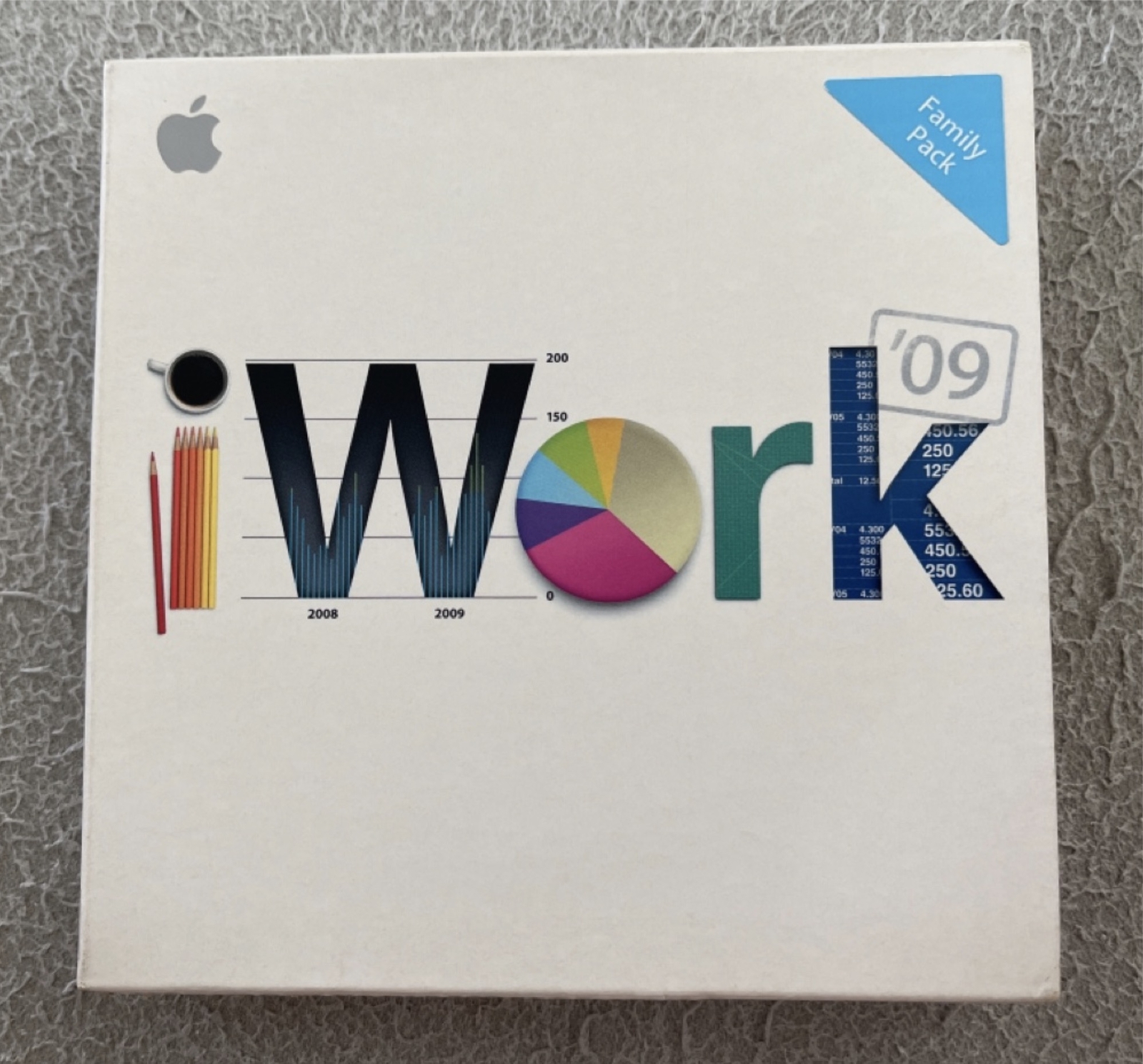 Apple iWork ’09 (5 USER FAMILY PACK) – Full Version Mac – 2Z691-6553-A