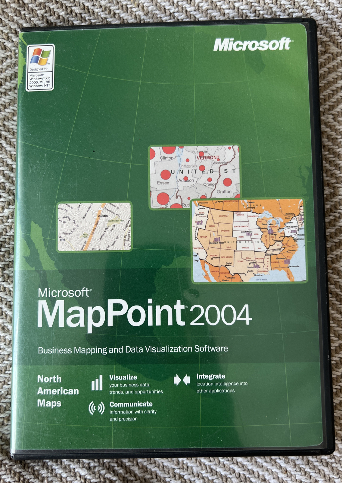 Microsoft MapPoint 2004 – North America Maps