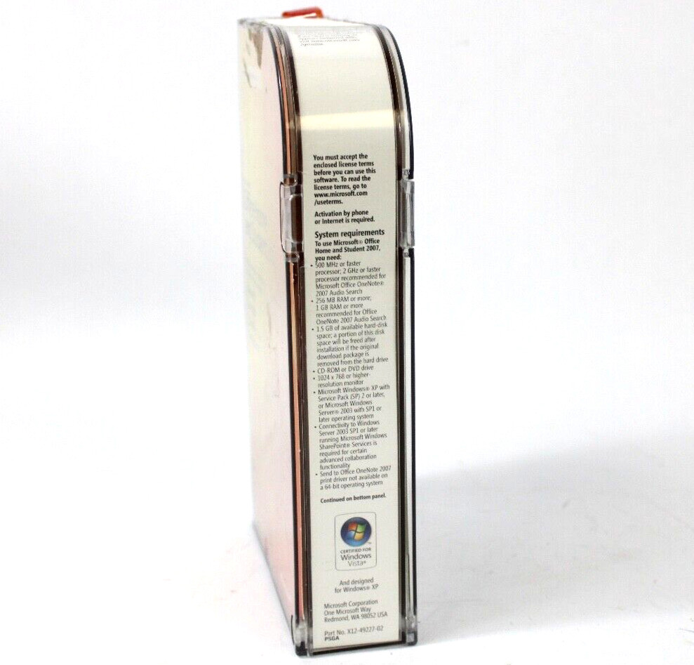 Microsoft Office Home and Student 2007 Genuine Retail Full Version w/ Key EXC