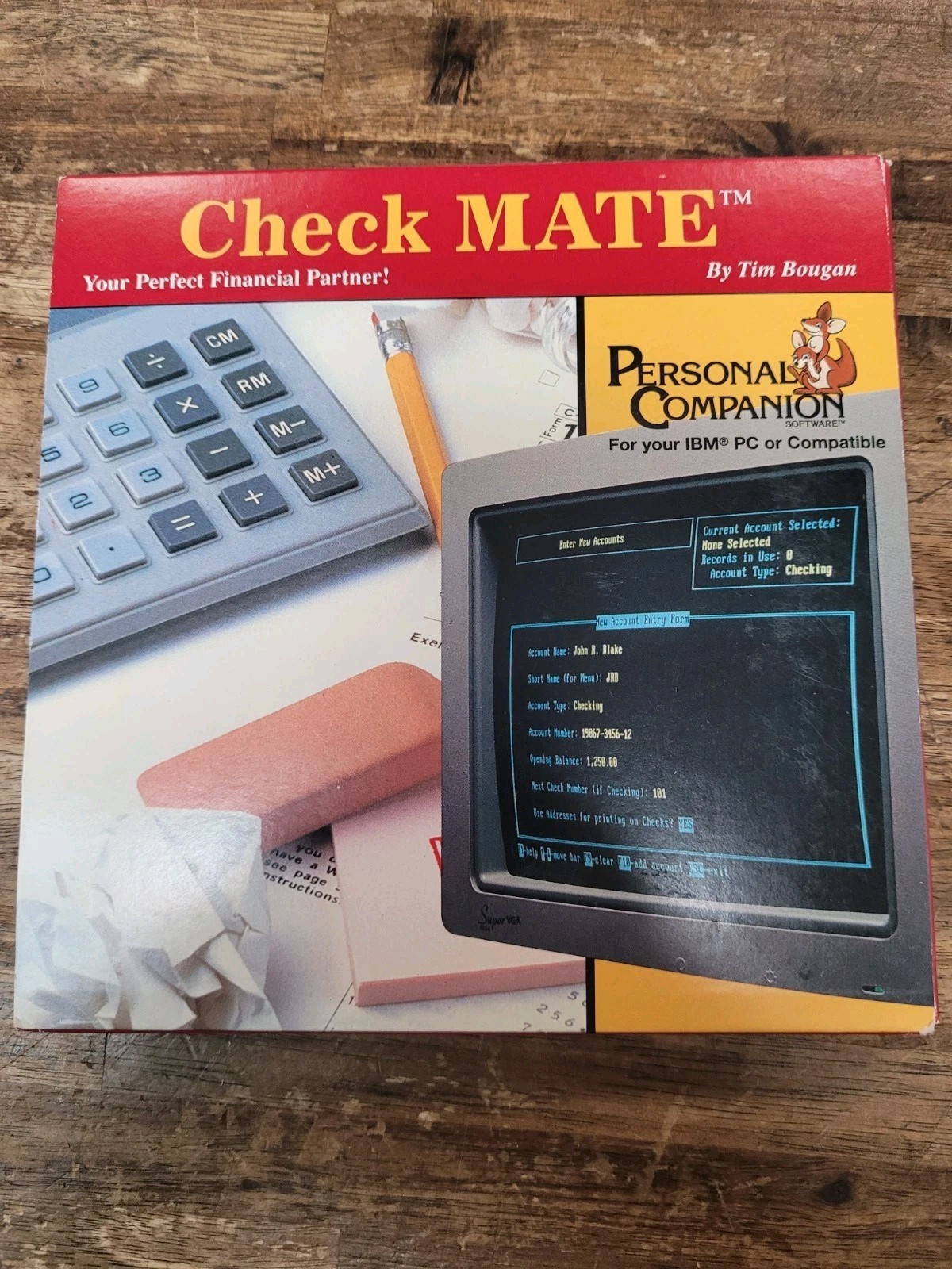 PC IBM Software – Check Mate, Bannerific, Ample Notice, Mortgage Vision