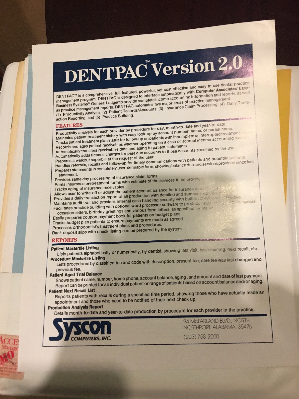 Accpac Plus Accounting Companion Product. DENTPAC & MEDPAC Software. Demo
