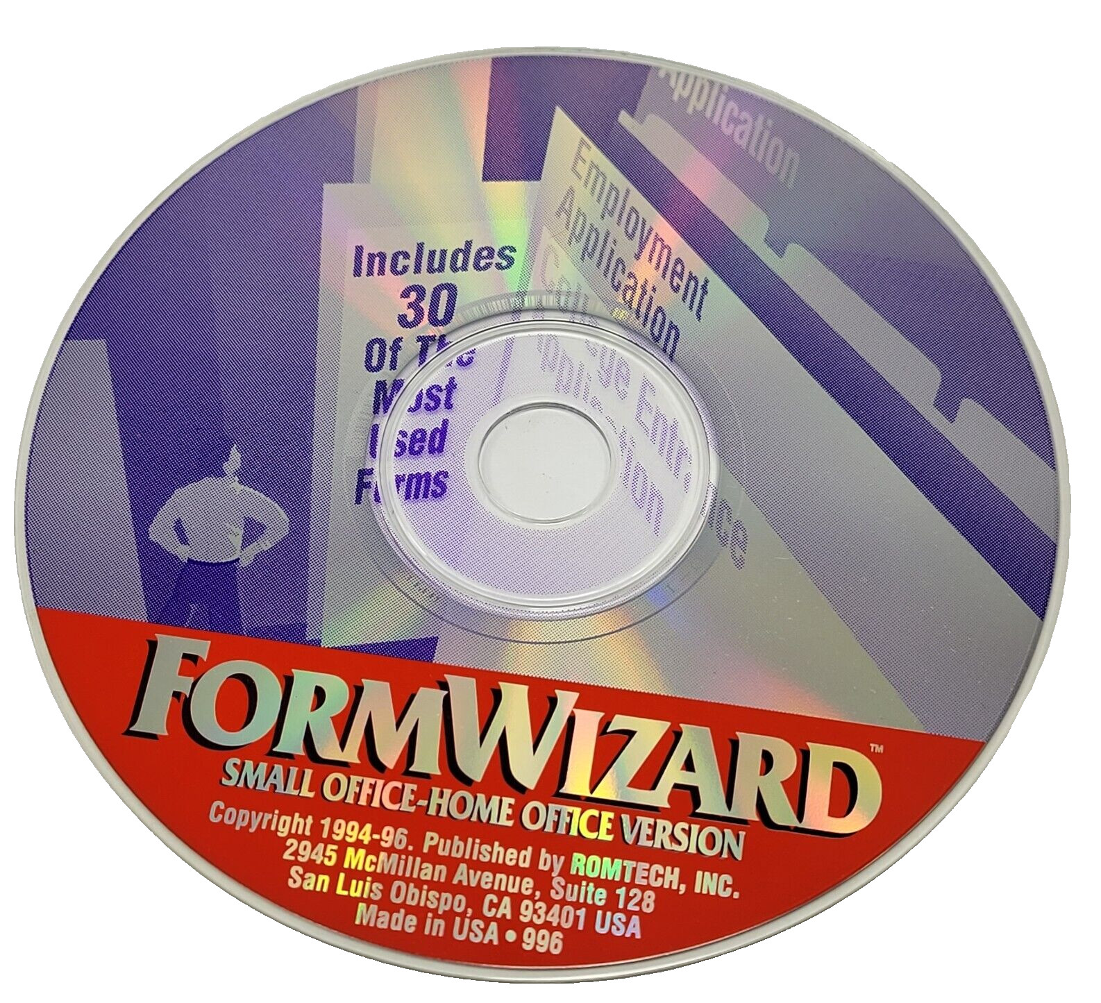 FormWizard Small Office Home Office version 1994-96 cd rom