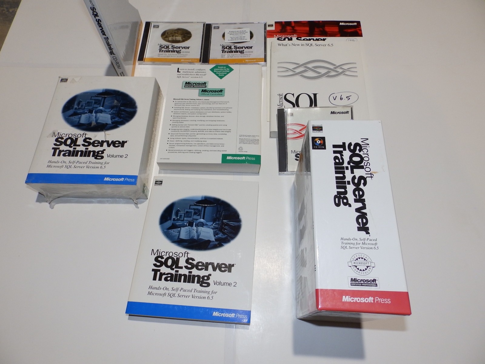 Vintage Software – Microsoft SQL Server v6.5 & v4.21 (full), v2000 EE (eval kit)