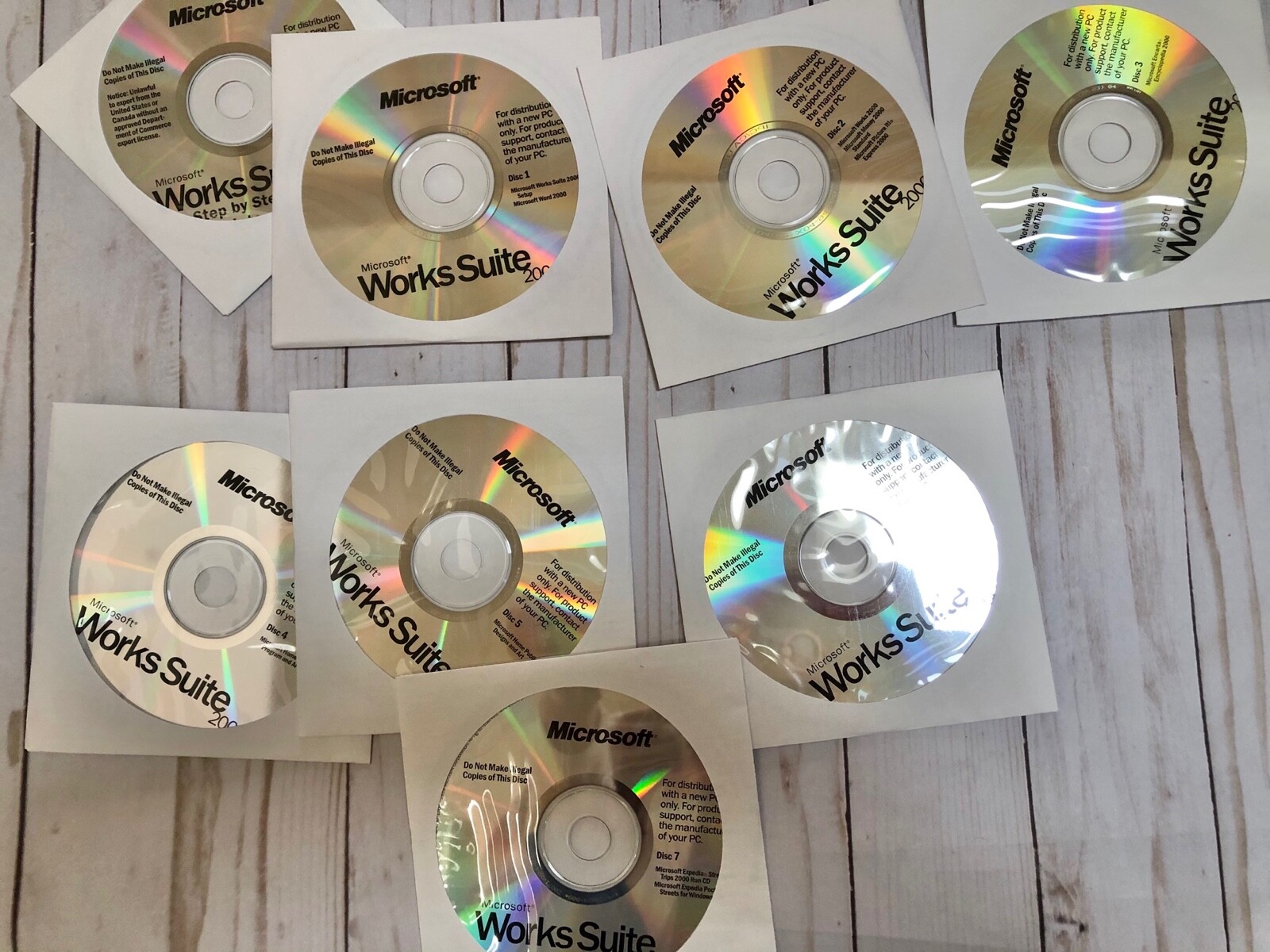 Dell Computer Resource CD’s Disk Setup Microsoft Works Suite 2000 Windows Me