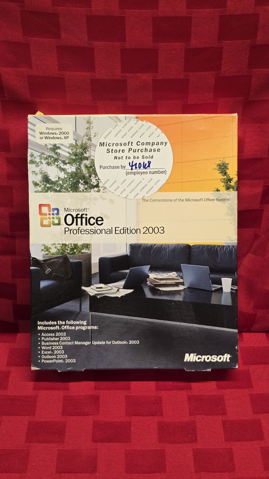Microsoft Office Professional 2003 – Employee Store Version – Full Box, Discs &