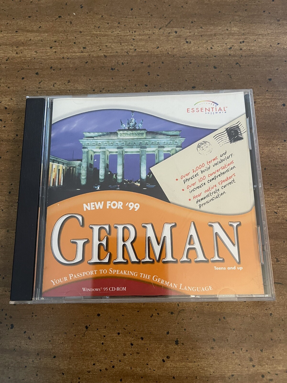 Learn German Language PC CD Rom Windows 95 Elsinore NOT Rosetta Stone Duolingo