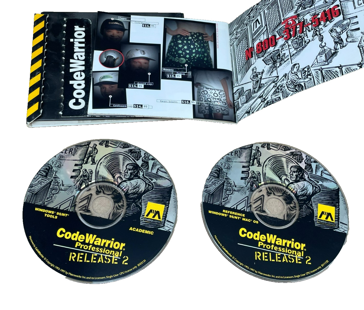 Metrowerks CodWarrior Professional Release 2 Windows 95/NT Tools, U22131