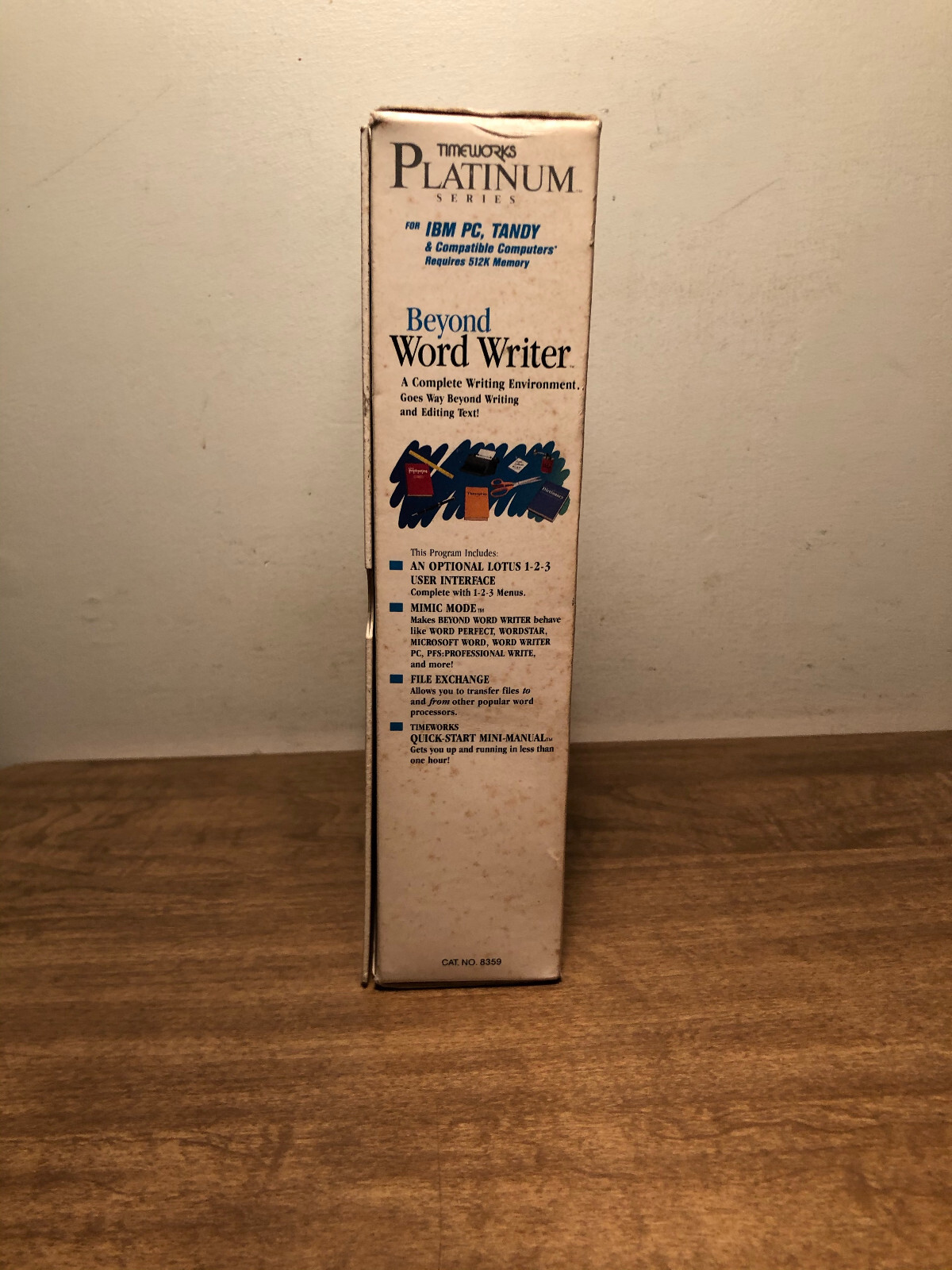 Timeworks Beyond Word Writer IBM PC Tandy 5.25″ & 3.5″ Disks New & Sealed