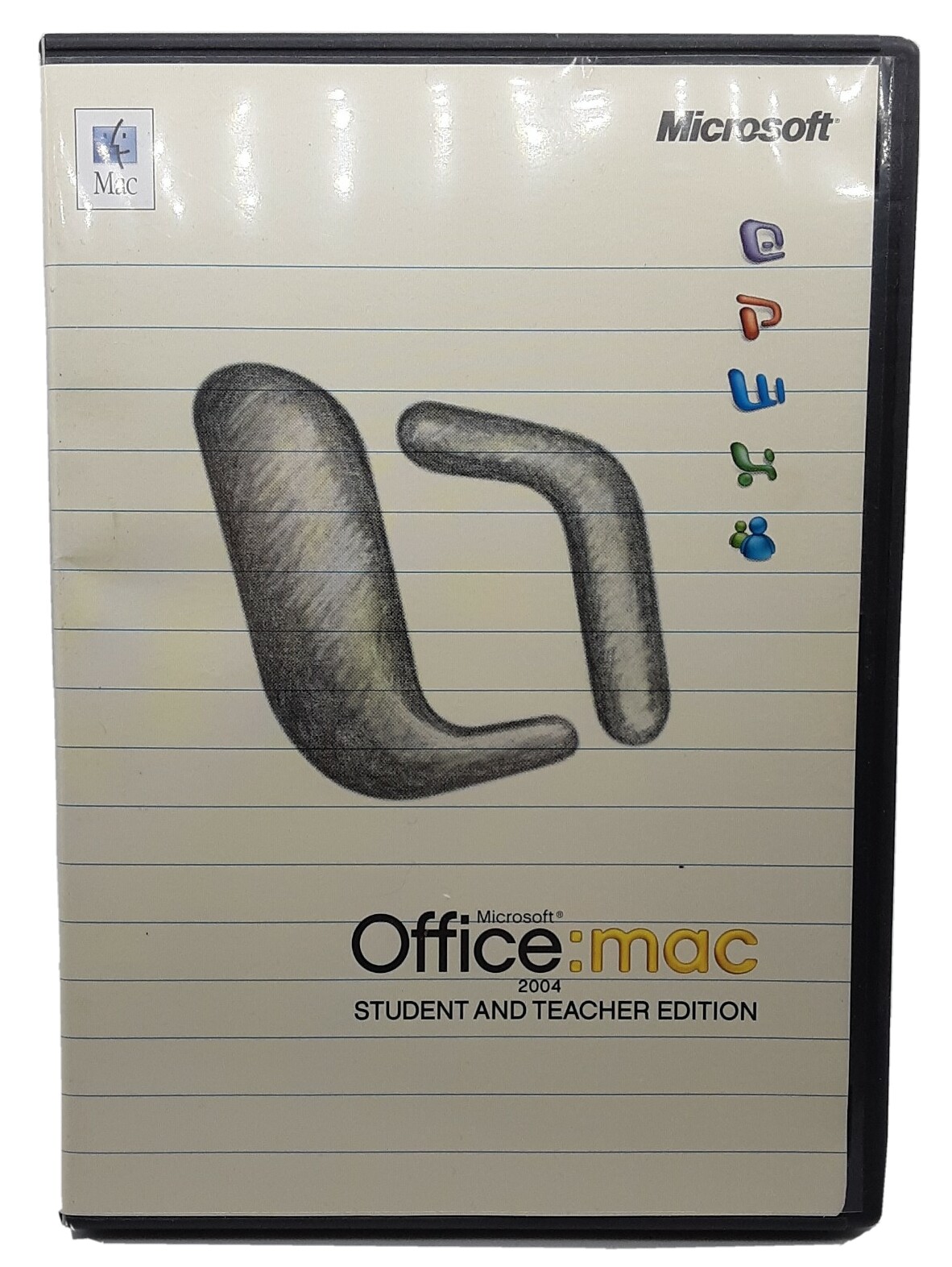 MS Office MAC 2004 Student & Teacher Edition 3 computers 3 Users Full Retail